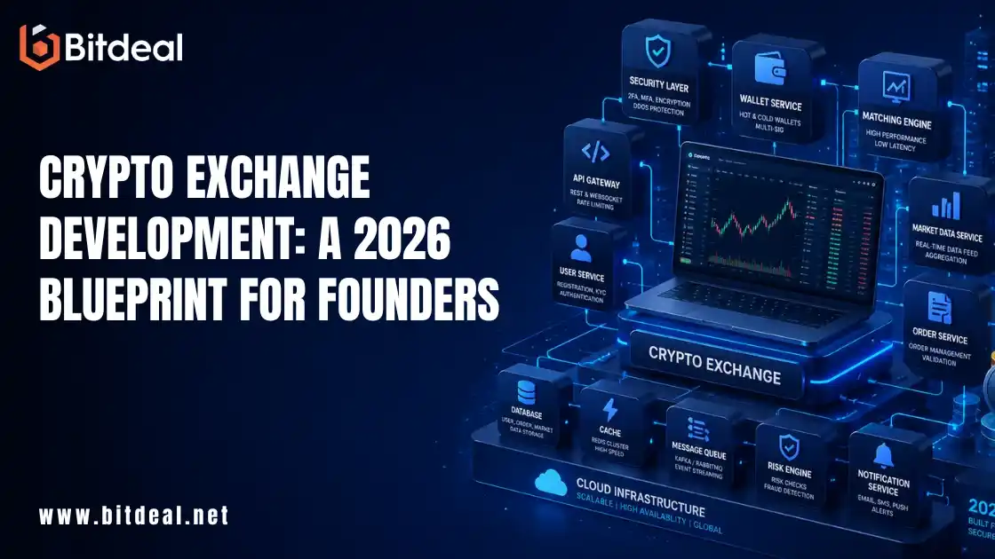 Crypto Exchange Architecture: A 2026 Blueprint for Founders Crypto Exchange Architecture: A 2026 Blueprint for Founders